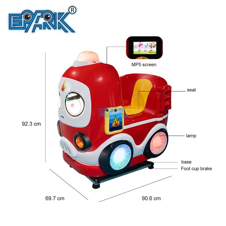 Fire Truck Kiddie Ride Swing Car